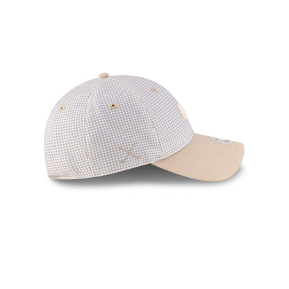 New Era Cap Houndstooth Beige 9TWENTY Adjustable Hat