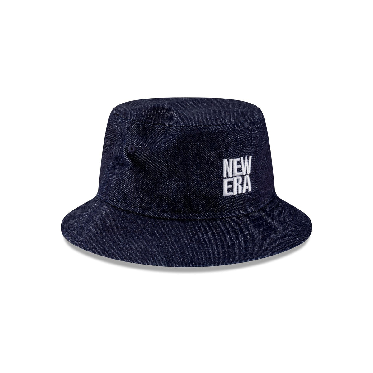 New Era Cap Square Logo Indigo Denim Bucket Hat