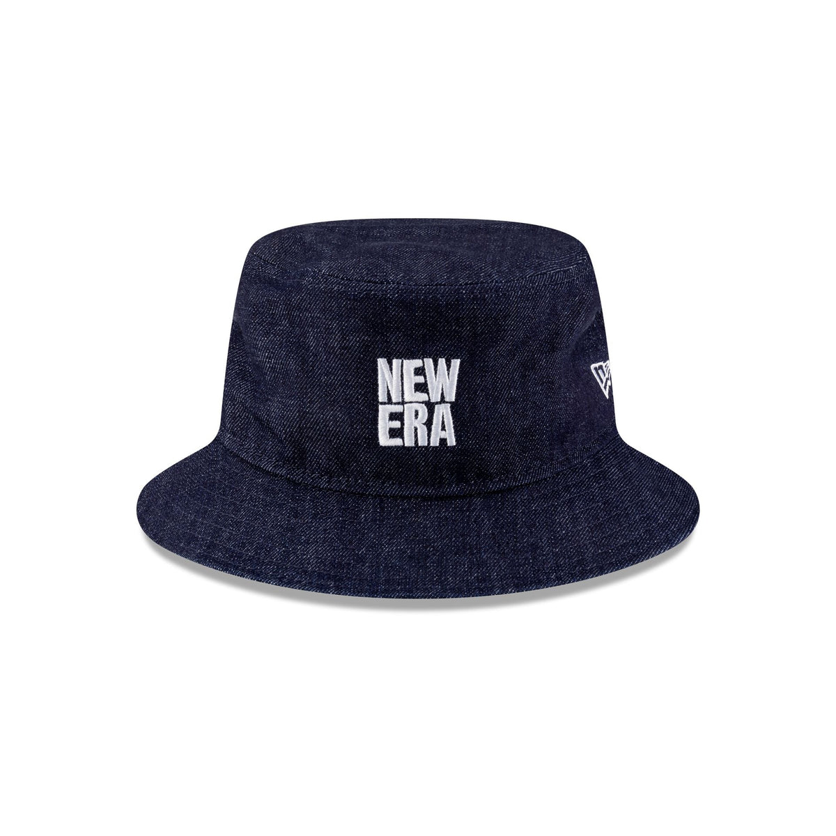 New Era Cap Square Logo Indigo Denim Bucket Hat