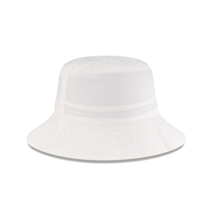New Era Cap Packable Ripstop White Bucket Hat