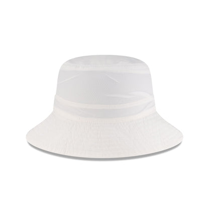 New Era Cap Packable Ripstop White Bucket Hat