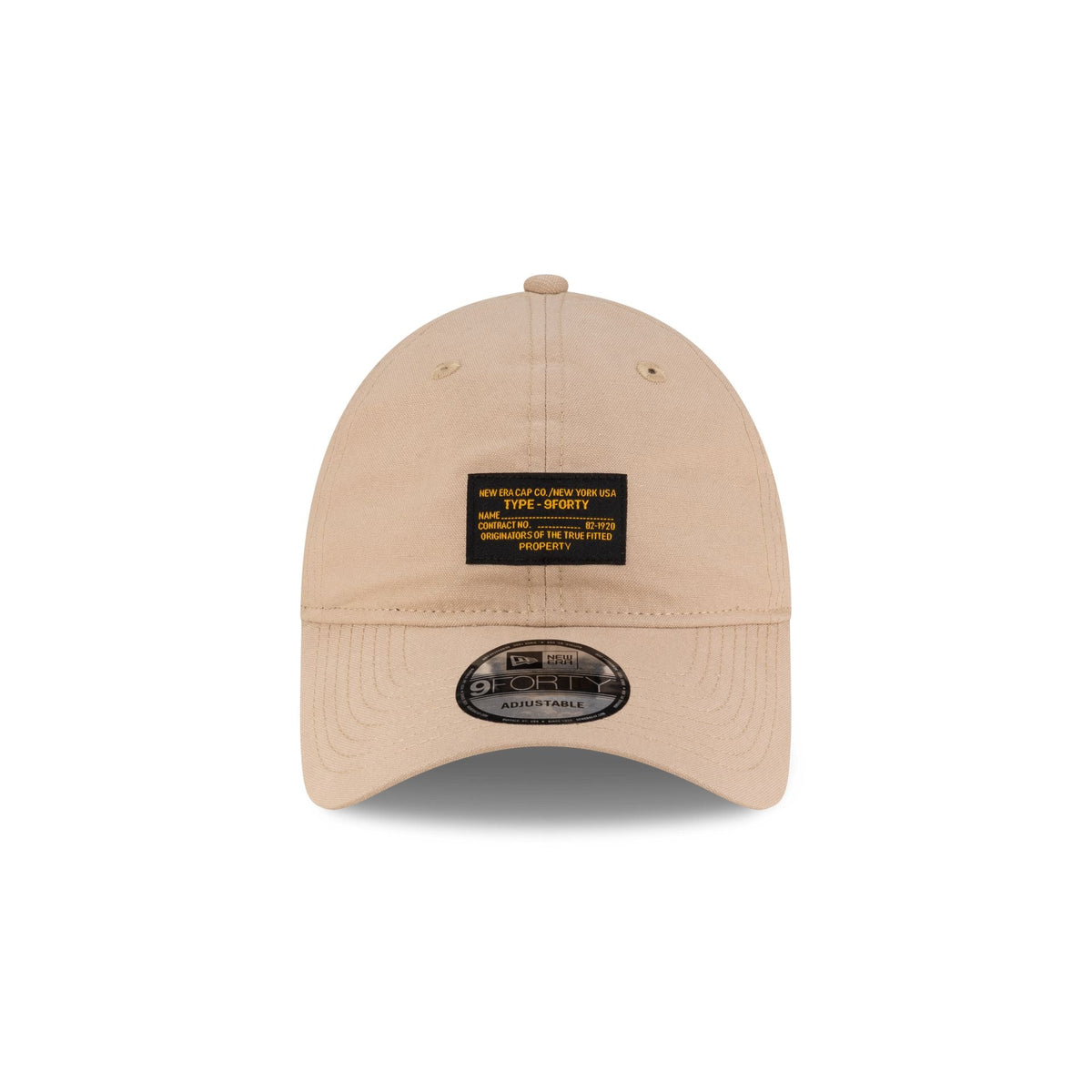 New Era Cap Beige Label 9FORTY Adjustable Hat