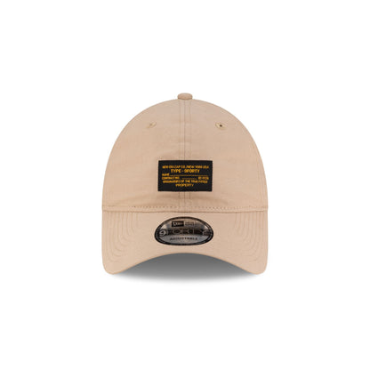 New Era Cap Beige Label 9FORTY Adjustable Hat