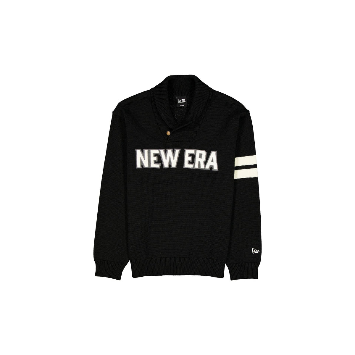New Era Cap Black Shawl Sweater