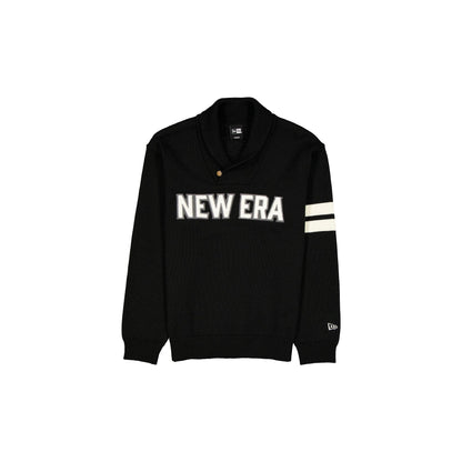 New Era Cap Black Shawl Sweater