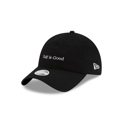 New Era Cap Golf is Good Black Women's 9TWENTY Adjustable Hat