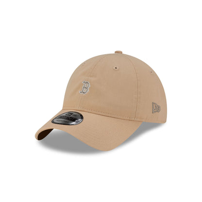 Boston Red Sox Mini Logo Mocha 9TWENTY Adjustable Hat