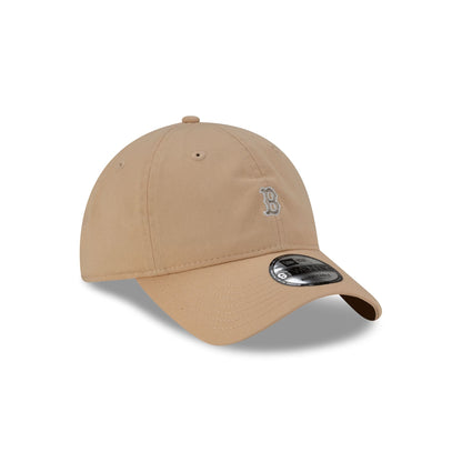 Boston Red Sox Mini Logo Mocha 9TWENTY Adjustable Hat