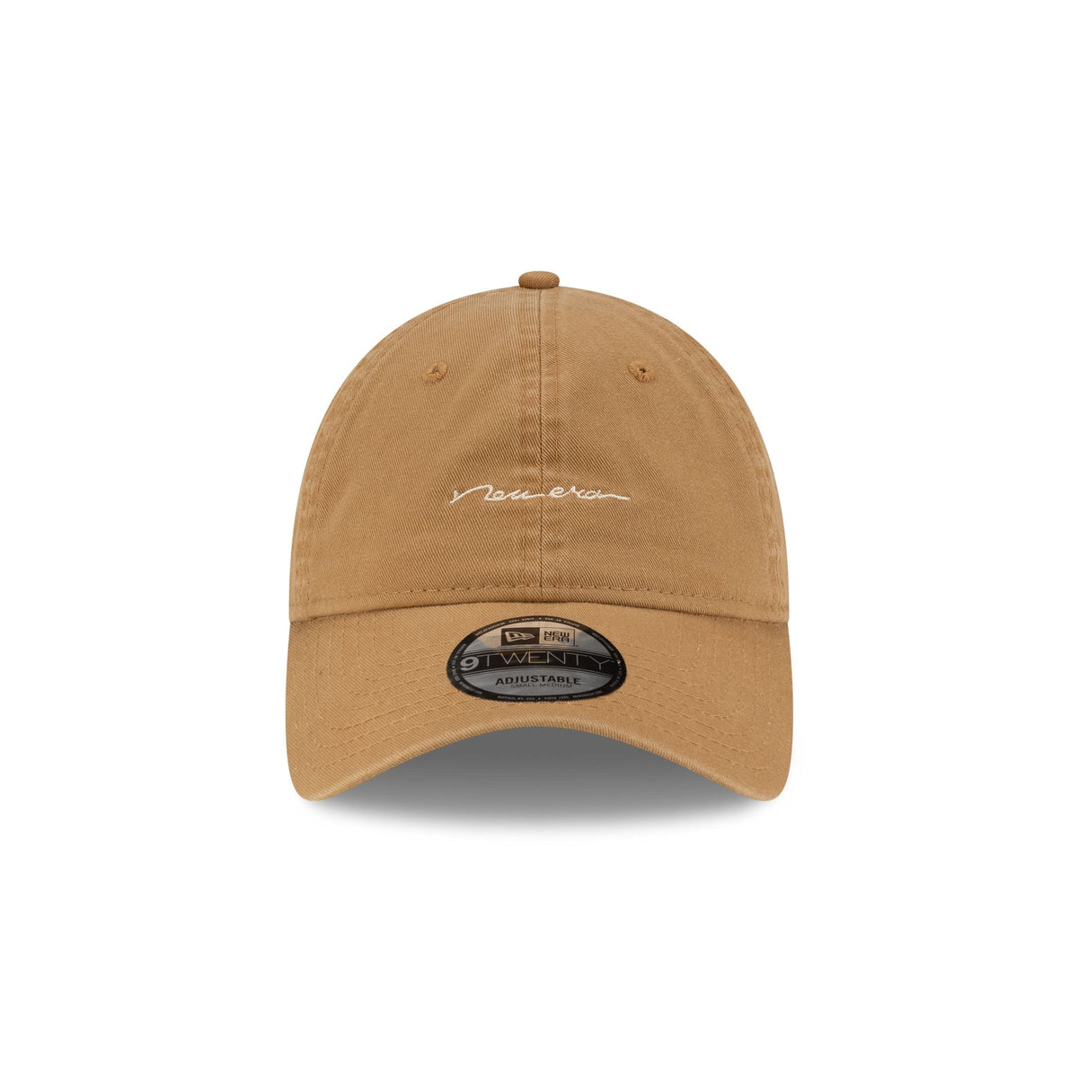 New Era Cap Handwritten Brown 9TWENTY Adjustable Hat