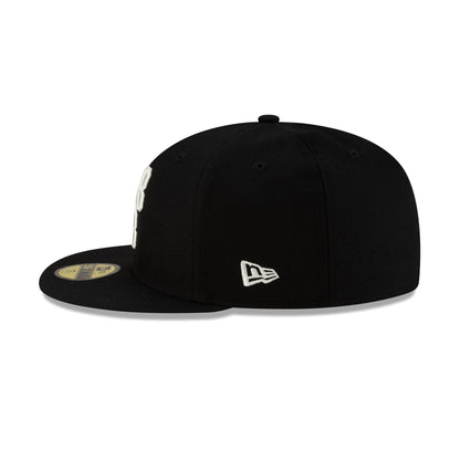 Birmingham Black Barons Black 59FIFTY Fitted Hat