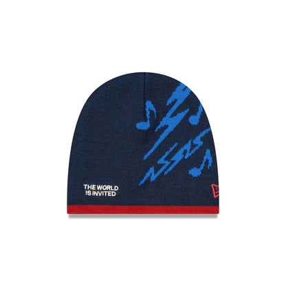 New Era Cap x Kompakt Record Bar Skull Knit Hat