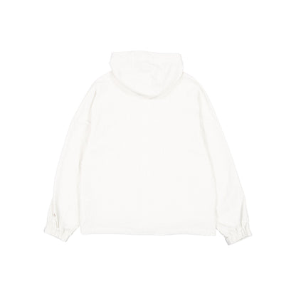 New Era Cap Black Label Crinkle Cream Windbreaker