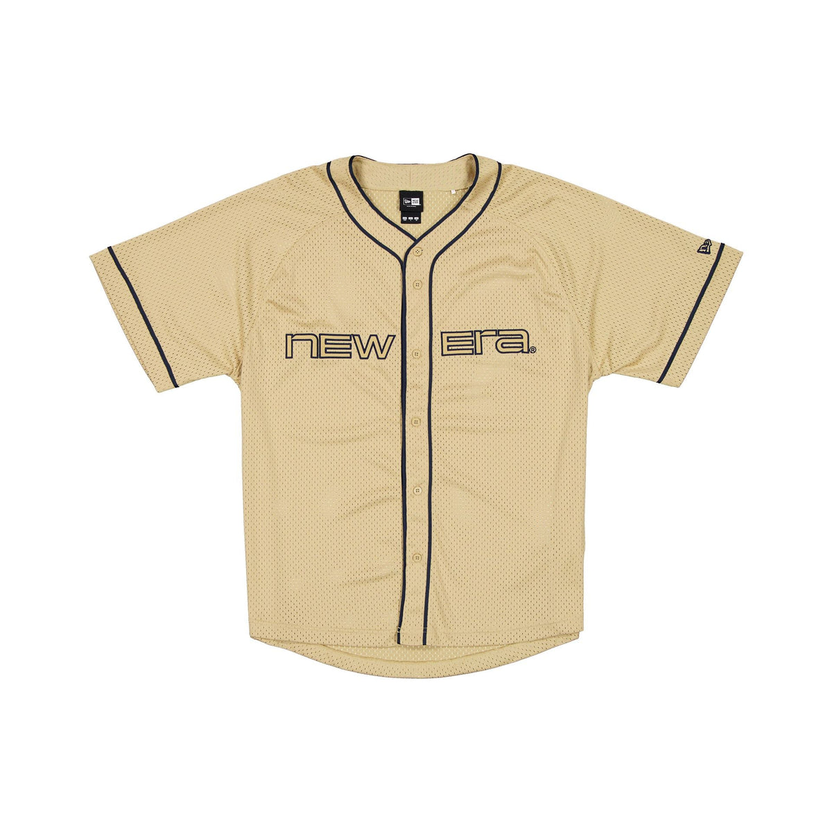 New Era Cap Baseball Mesh Gold Jersey