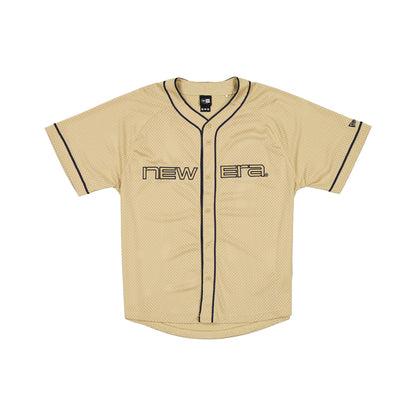 New Era Cap Baseball Mesh Gold Jersey