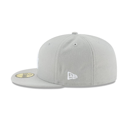 Los Angeles Dodgers 2025 World Series Champions Samurai Patch Gray 59FIFTY Fitted Hat