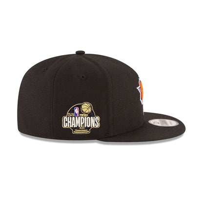 New York Knicks 2026 Champions Sidepatch Black 9FIFTY Snapback Hat