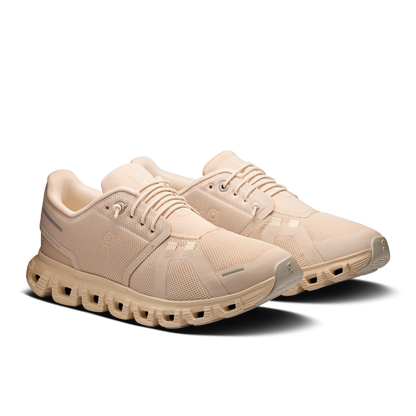 On Running Women's Cloud 6 Shoes - Sand / Sand