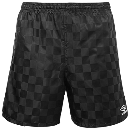 Umbro Men's Checkerboard Shorts- Black