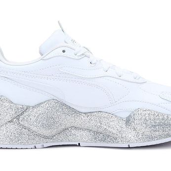 Puma Women's RS X3 Glitz Shoes - White / Silver