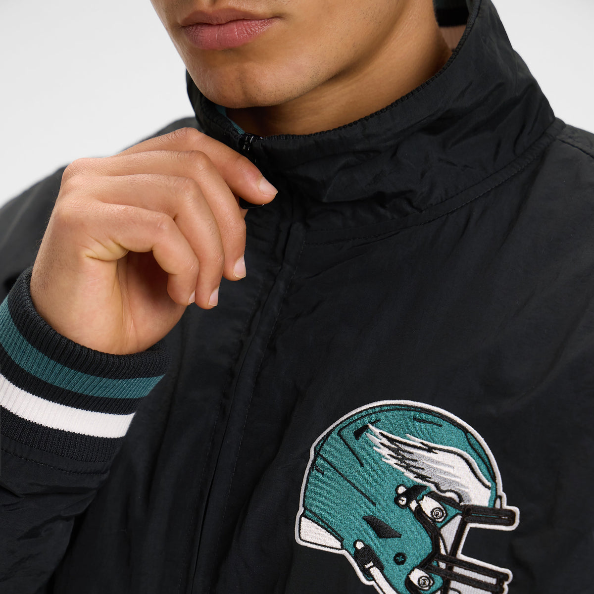 Anaheim Ducks Throwback Nylon Jacket