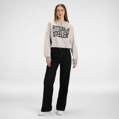 Pittsburgh Penguins Sport Night Heather Gray Women's Hoodie