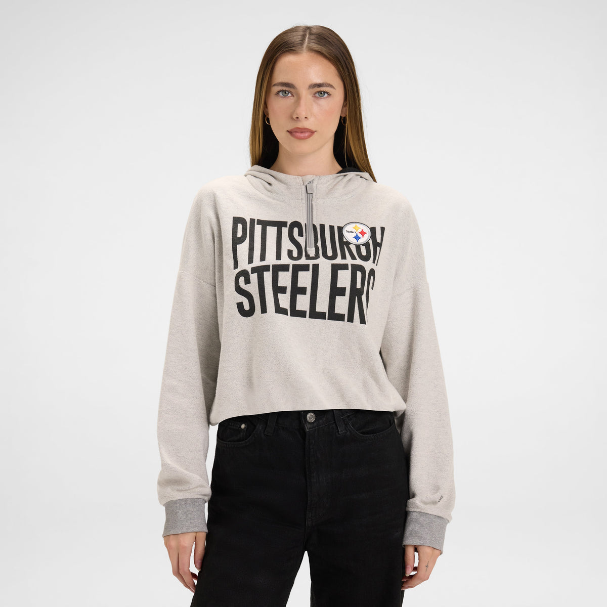 Denver Broncos Sport Night Heather Gray Women's Hoodie