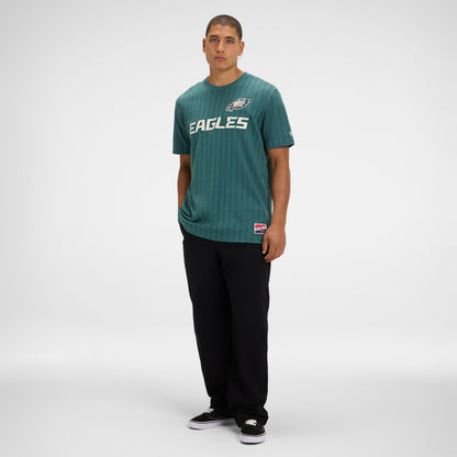Anaheim Ducks Throwback Retro Pinstripe T-Shirt