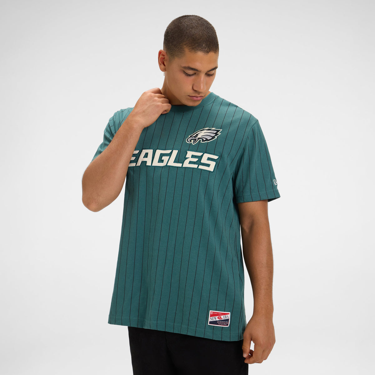 New York Knicks Throwback Retro Pinstripe T-Shirt