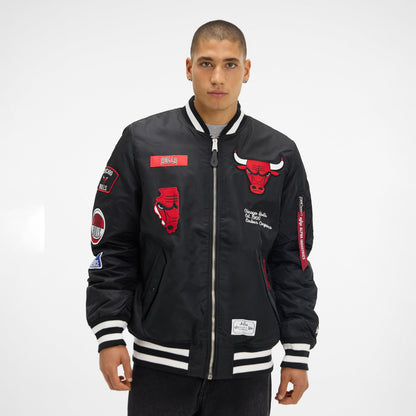 Alpha Industries x Boston Celtics Green MA-1 Bomber Jacket