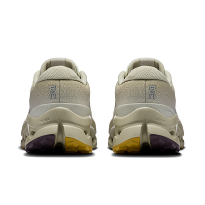 On Running Women's Cloudsurfer Trail 2 Waterproof Shoes - Ghost / Chalk