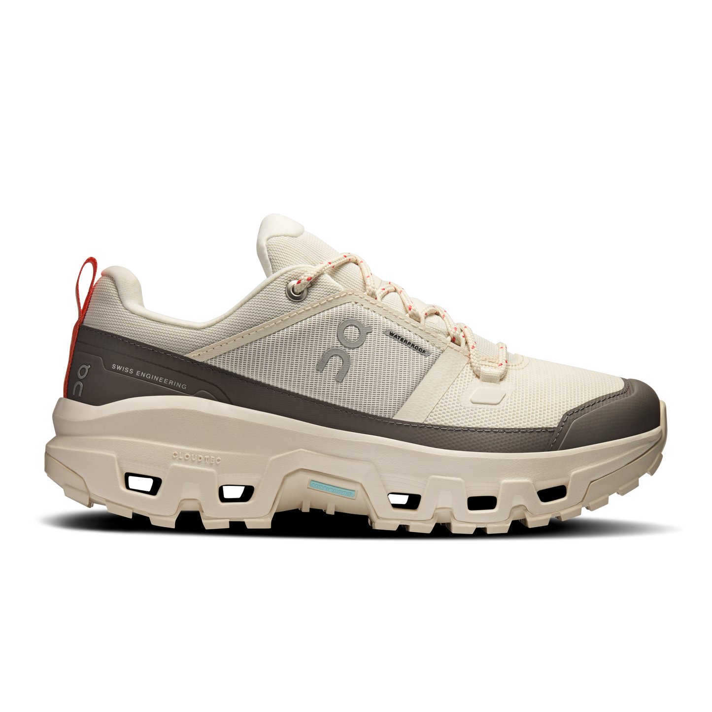 On Running Women's Cloudrock Low Waterproof Shoes - Ivory / Ivory