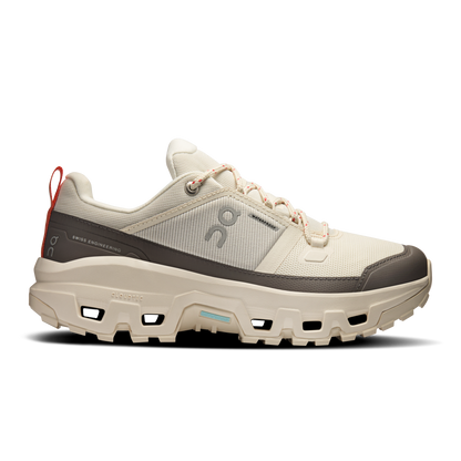 On Running Women's Cloudrock Low Waterproof Shoes - Ivory / Ivory