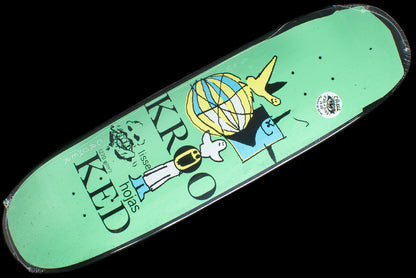 Cromer Hojas Shaped Green Deck 8.25"