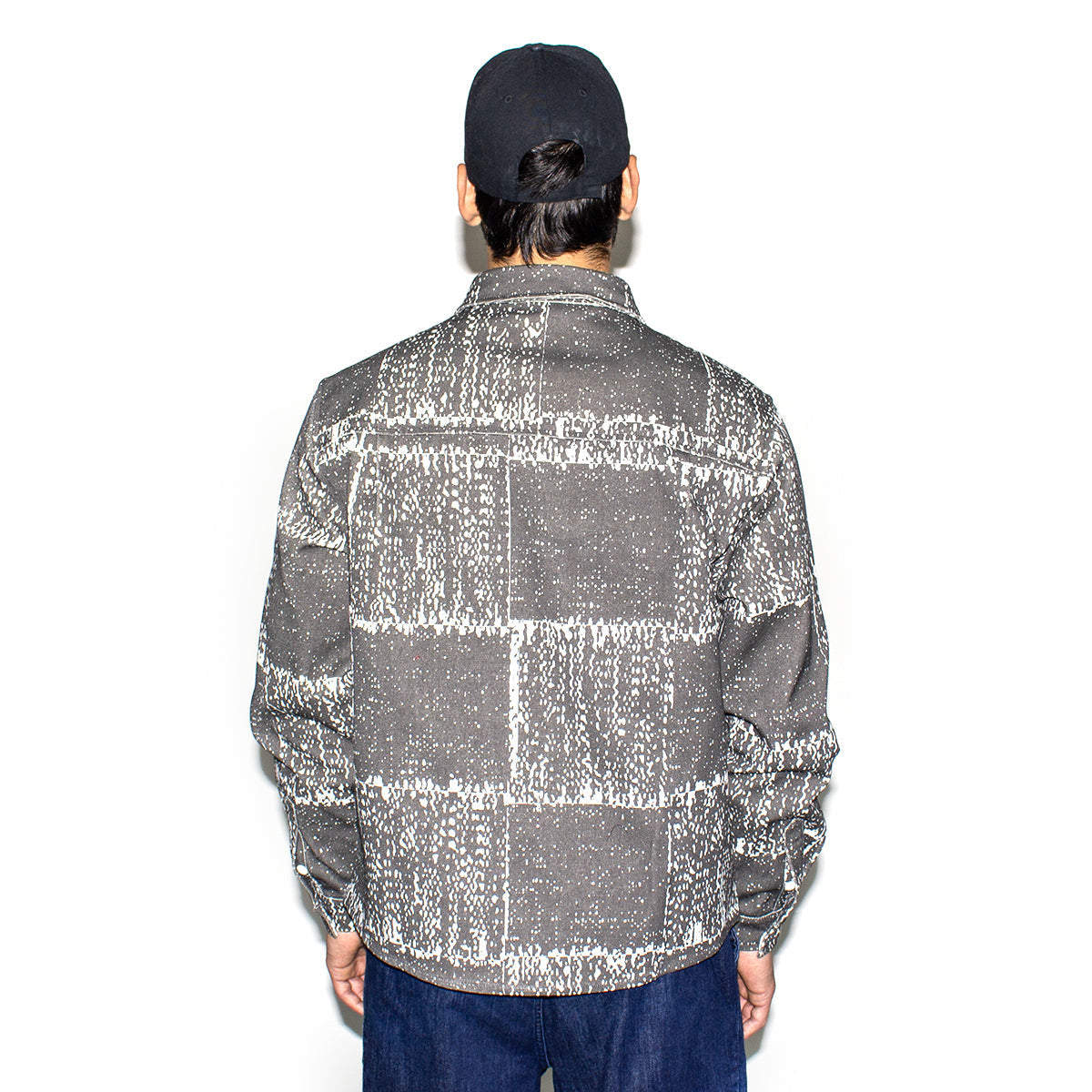 Checker Zip-Up Jacket