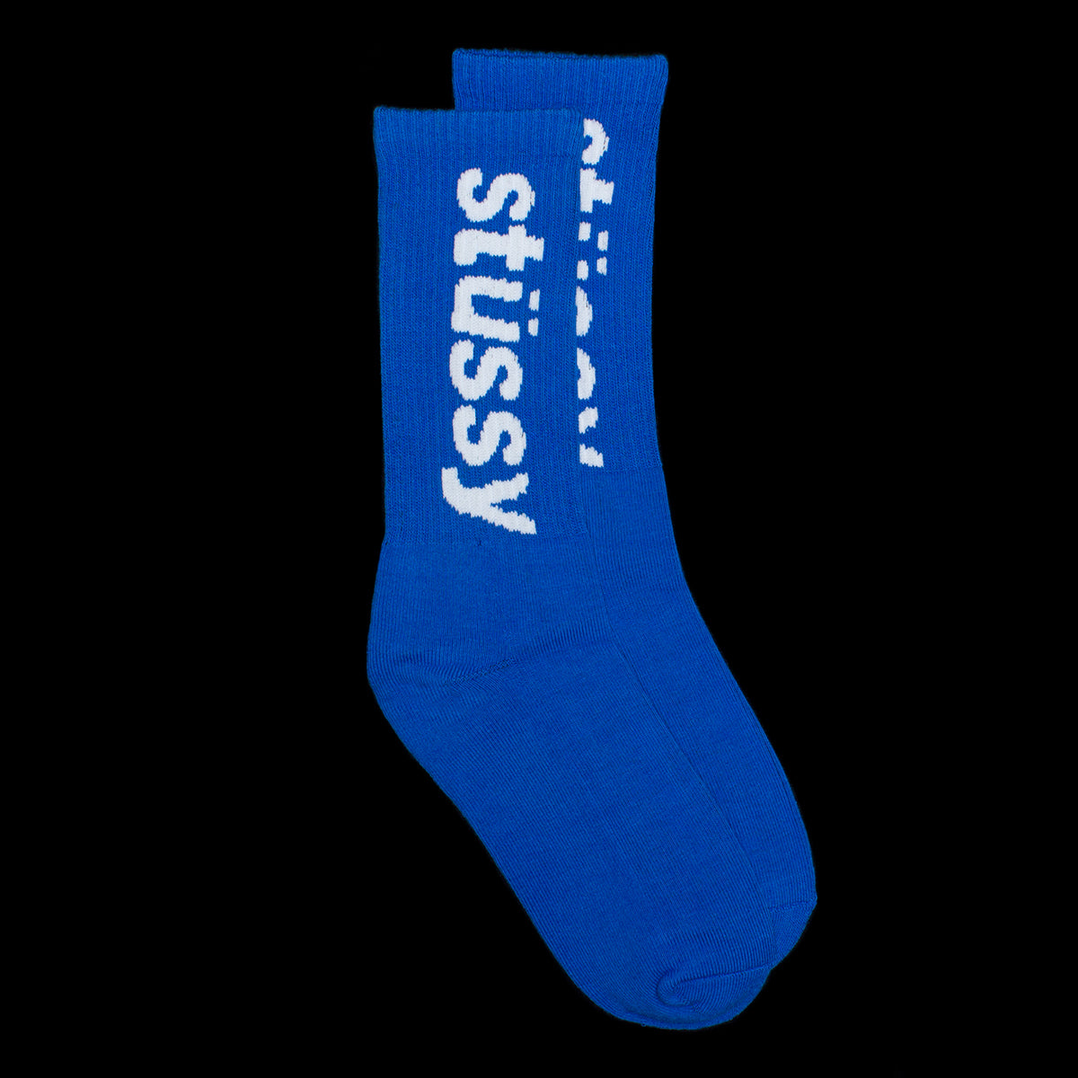 Helvetica Crew Sock