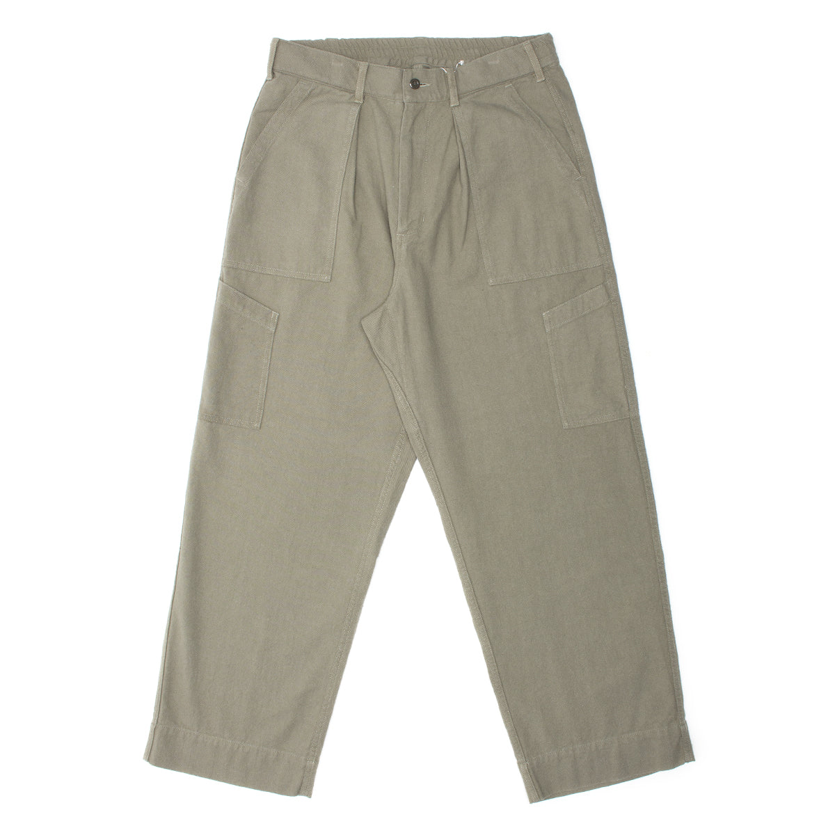 Silk Nep Cotton Twill Deck Pants