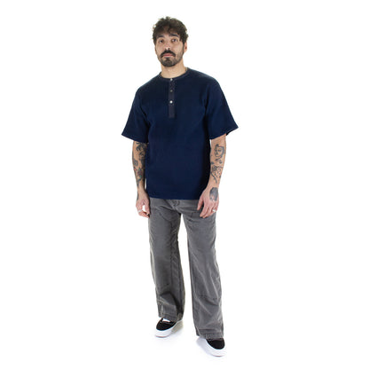 Henry Neck Thermal Sweat T-Shirt