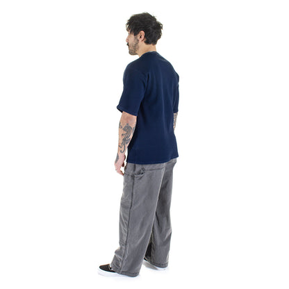Henry Neck Thermal Sweat T-Shirt