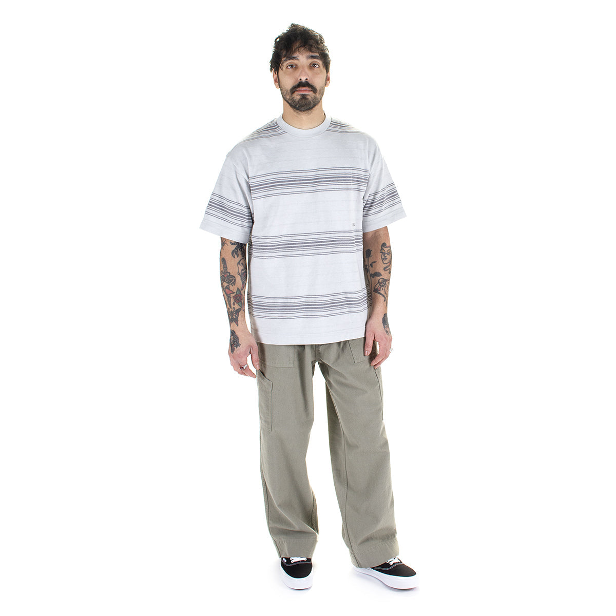 Silk Nep Cotton Twill Deck Pants