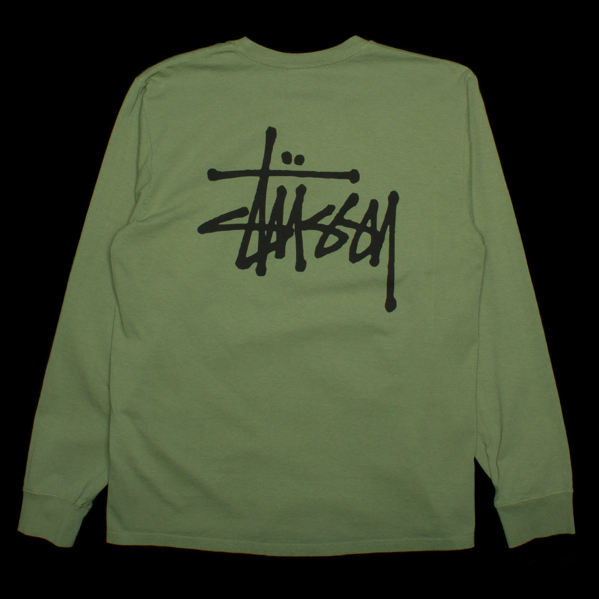 Basic Stussy Pigment Dyed L/S T-Shirt