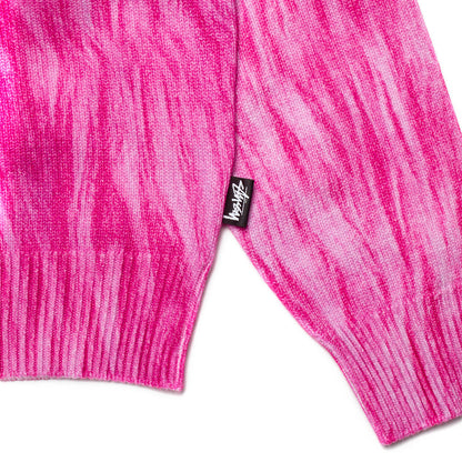 Printed Fur Sweater