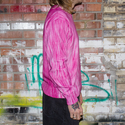 Printed Fur Sweater