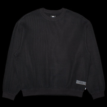 Cotton Mesh L/S Crew