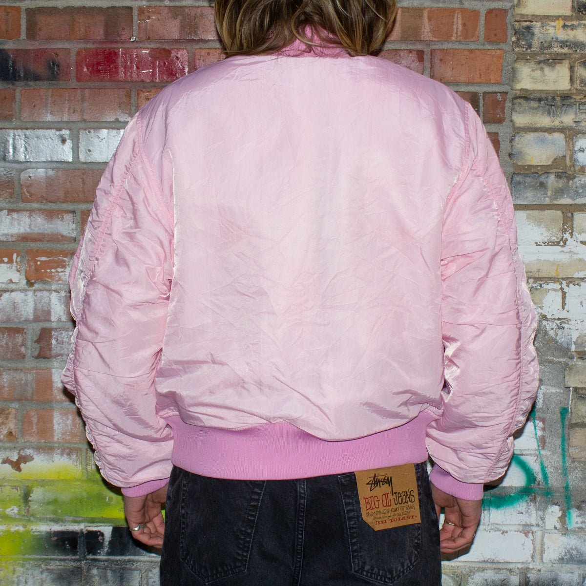 Dyed Nylon Bomber