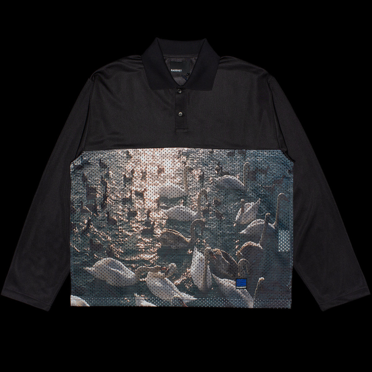 Swan Mesh L/S Polo