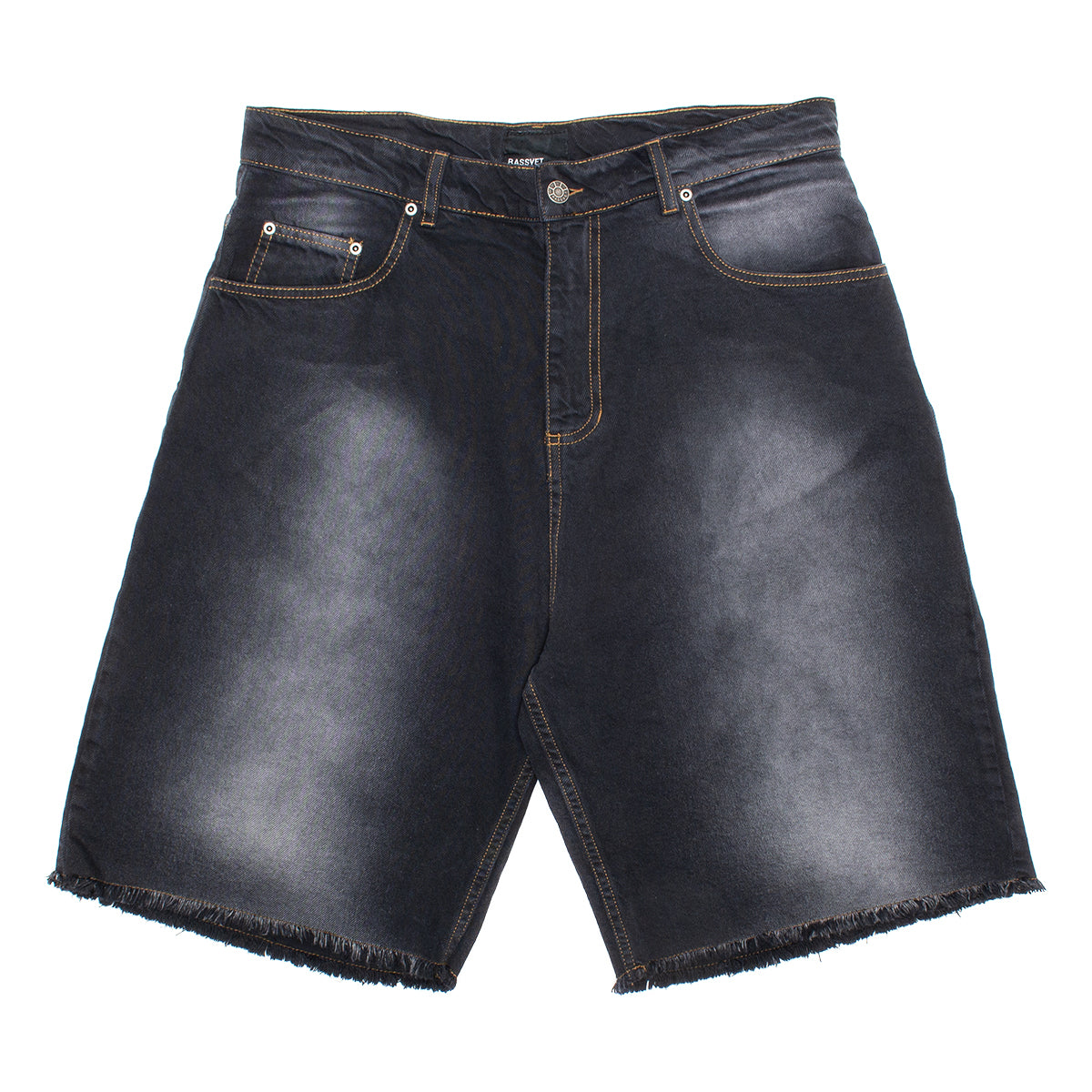 Sun Dyed Baggy Denim Shorts