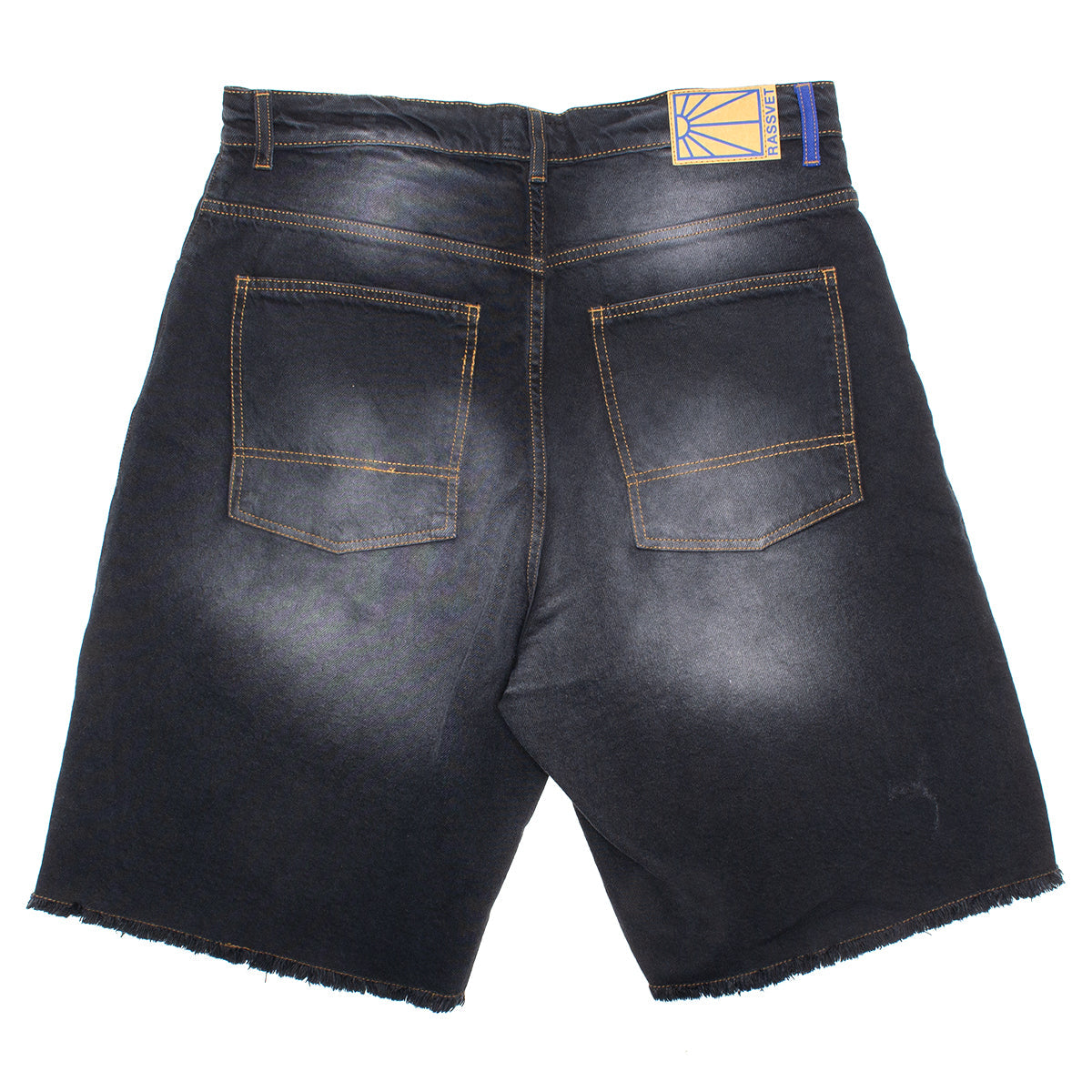 Sun Dyed Baggy Denim Shorts
