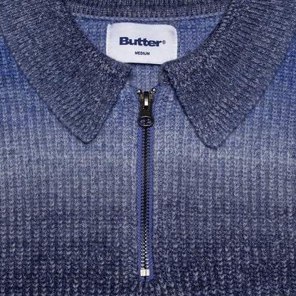 Beams Quarter Zip Knit Polo