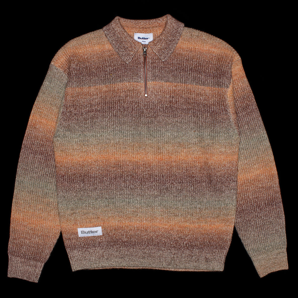Beams Quarter Zip Knit Polo