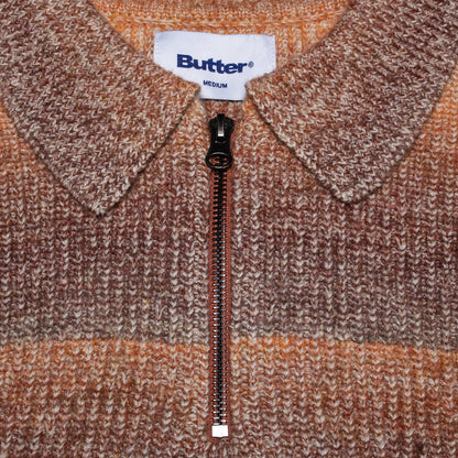 Beams Quarter Zip Knit Polo
